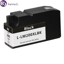 Lexmark 200XL LM200 LM-200 LM 200 잉크 카트리지 슈트 OfficeEdge Pro4000c Pro4000 Pro5500 Pro5500t 용, [09] 1PCS Black