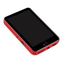 2022 M7 금속 MP4 플레이어 블루투스 5.0 내장 스피커 2.8 인치 대형 터치 스크린 Mp3 전자 책 보수계 녹음 라디오 비디오, 8GB, 빨간