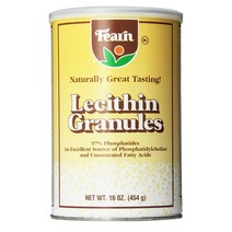 레시틴 과립 454g Fearn Natural Foods Lecithin Granules, 1병, 16oz