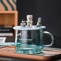 스타벅스 클래식 내열유리컵 내열유리머그컵 355ml, G 430ml