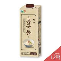 정식품 진한 콩국물, 950ml, 12개