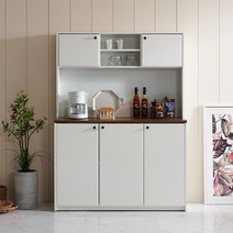 동서가구 이즈 티아 1200 도어형 주방수납 세트, 아이보리