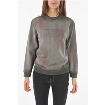 Alberta Ferretti ATHLEISURE 크루 넥 EMBROIDERED 스트레치 코튼 스웨트셔츠 A170992411491