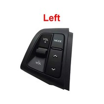 자동차 크루즈 컨트롤 스위치 다기능 스티어링 휠 버튼 블루투스 오디오 속도 기아 소렌토 2009-2012 용, [01] Left