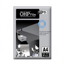f20 118789 라미에이스 OHP필름 복사용지 A4 100mic 50매 1개, 꾺선택상품＃, 상세페이지 참조