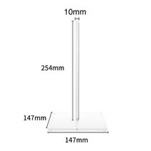 아크릴원통 아크릴 도넛 스탠드 투명 베이글 홀더 디저트 테이블 웨딩 생일 치료 디스플레이 1 개, 01 Donut 1