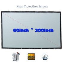 프로젝터 스크린 리어 프로젝션 스크린 모든 프로젝터 홈 시어터 야외 커튼에 대한 특수, 92 인치