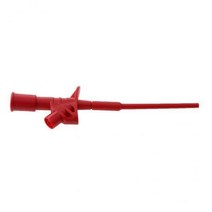 GHSHOP 2xInsulated 빠른 테스트 후크 클립 고전압 유연한 테스트 프로브 빨간색, 레드