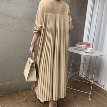 따듯한 겨울 원피스 니트 벨벳 빈티지 결혼식 캐주얼 한국 패션 여성 우아함 라운드 넥 스플라이싱 플리츠 플러스 따뜻한 2021 가을 새로운 느슨한 풀오버