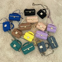 도두리 diy 망스티치 뜨개질 코바늘 가방 키트 패키지 만들기 - 루카, 루카 12cm, 라일락