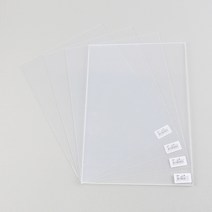 [삼경] 아크릴판 투명 A4 210x300 1.3T 10입, [6117711]옵션없음