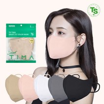 TS 티마 KF94 스마트핏 새부리형 컬러마스크 대형 컬러 100매 [칼국수 끈] 현대홈쇼핑 판매중, 티마스마트핏 L사이즈 혼합(대형)-100
