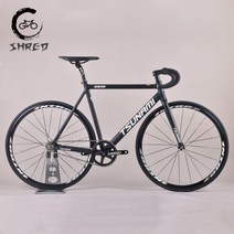 TSUNAMI-SNM100 픽시 바이크 49/52/55/58CM 싱글 스피드 로드 고정 기어 자전거 700C 트랙 통근 자전거 플랫 스포크 휠셋 포함, black whole bike_49cm(155cm-16