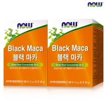 나우푸드 블랙마카 분말스틱 30포 2박스 2개월분, 단일/상품