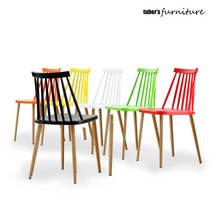 투버스 에펠체어 고급형 식탁의자 카페의자 화장대의자 6종 인테리어의자, 하프체어(블랙)