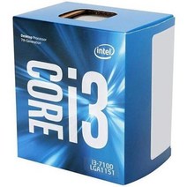 Intel Core i3-7100 7세대 데스크탑 프로세서 3M 캐시 3.90GHzBX80677I37100