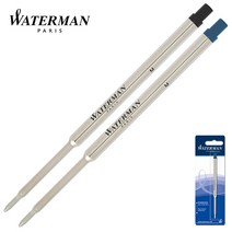 워터맨/볼펜심/볼펜 리필/FINE/MEDIUM 낱개1개, M/블루, 1세트