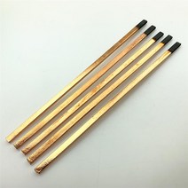 동 용접봉 탄소 막대 흑연 전극 구리 도금 원형 평면 용접 8m 10pcs, 한개옵션0