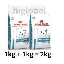 로얄캐닌 [정품] 하이포알러제닉 스몰독 1kg [최근제조상품], 2kg, 6개