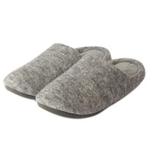 게티홈 남성용 패브릭 거실화, 그레이메란지, 1개