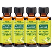 호주 써스데이 플랜테이션 티트리 오일 대용량 100ml 4팩 THURSDAY PLANTATION Tea Tree Oil