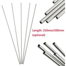 스텐주름관 304 스테인레스 스틸 원형 모세관 250mm 500mm 길이 이음매 없는 OD 0.3-12mm ID 0.1-11mm 1 개, [16] 12x10x500mm
