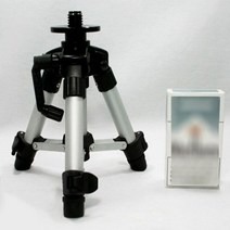 레이저 레벨기 미니 삼각대 수평계 수평기 소형 거치대 측량기 연결 받침대, 1개