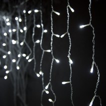 LED 크리스마스 장식전구 그물 별 설정 커튼 네트 줄줄이 폭포 2, 백색(D타입)