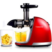 amzchef 원액기 녹즙기 쥬서기 붉은색 ZM1501