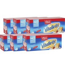 엉클토비스 비타 브리츠 시리얼 375g Uncle Tobys Vita Brits Breakfast Cereal, 6팩