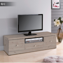 넓은 키높이거실장 55인치 TV장식장 서랍형 안방 작은방 티비선반대 1200 명품거실장, 그레이화이트