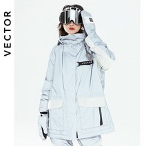 스키장비 벡터 여자의 따뜻한 스키 복 후드 남자 방수 Windproof 반사 스노우 보드 자 켓 야외 의류, XL