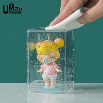 피규어장식장액션 피규어 아크릴 박스 인형 디스플레이 쥬얼리 클리어 케이스 2 개 스택 가능 소장용 장식, 01 공간