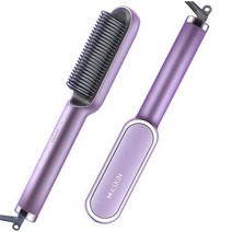 물결 고데기 스트레이트너 헤어 아이언 히팅 플랫 스무딩 전기 빗, 11.Purple - UK