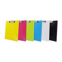 사무실 벽걸이용 클립보드와이어장식 테이블메뉴판, 1개, 노랑