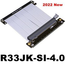 그래픽 라이저카드 ADT-새로운 PCIe 4.0x16 라이저 케이블 RTX 4090 그래픽 비디오 카드 Gen 5/4 유연한, 04 2022 New PCIe 4.0_10 210mm