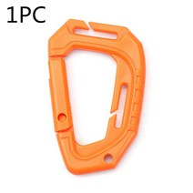 백패킹장비 캠핑의자 텐트경량팩 듀랄루민팩 경량팩 텐트 야외 중간 전술 Carabiner ITW 몰리 버클 훅 배낭 몰 시스템 D 군사 캠핑 등산 액세서리, 02 1PC Orange, [02] 1PC Orange