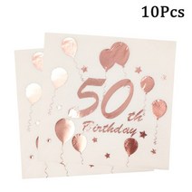 10pcs 블랙 로즈 골드 30 세 생일 케이크 토퍼 장식 남자 축하 파티 기념일, 19 50
