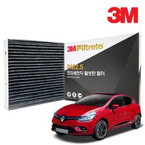 3M 르노 클리오 PM2.5 초미세먼지 활성탄 에어컨필터 PM0.3효율 DP78, 단품, 1개