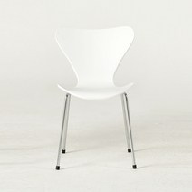 루나 실버 체어 인테리어 카페 의자, 블랙