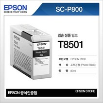 엡손 T8501 포토검정 포토블랙 EPSON P800