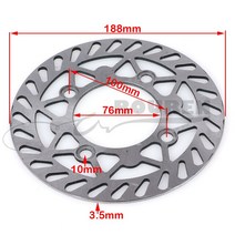 자동차브레이크 1 세트 15mm 후면 디스크 브레이크 시스템 캘리퍼스 패드 125cc 140cc SUV 핏 먼지 자전거 ATV 유압 펌프, [03] C