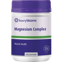 Henry Blooms 헨리 블룸스 마그네슘 컴플렉스 파우더 Magnesium Complex Powder 400g, 1개