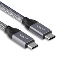 스마트폰 C TO C타입 고속 충전 케이블 100W 삼성 덱스 맥북 노트북 미러링 충전선 데이터 전송 USB 3.1, 2m
