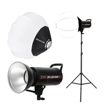 스튜디오 라이브 개인 방송 셀프 영상 촬영 조명 썬빔라이트 150W 젬볼 스트롱 스탠드 세트 KIT-SUN11, 썬빔150W+젬볼+스트롱 KIT-SUN11