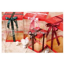 상세참조 헥센하우스사각 1호-레드/받침 포함 10개