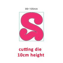 모양틀 다이컷 0 9 10cm 큰 숫자 금속 절단 플라스틱 스텐실 diy 카드 앨범 사진 만들기 스크랩북 공예 스텐실, 2 절단 다이