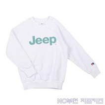 기본스타일깔끔한JEEP로고인기맨투맨티셔츠KL1TSU801WH부천점