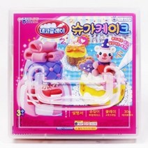 데코 클레이 슈가 케이크(케이스) 점토 지점토 찰흙 칼라 만들기 스티커, 상세페이지 참조