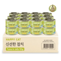 라이브잇 굿데이 해피캣 고양이 간식캔 95g, 192개, 신선 참치